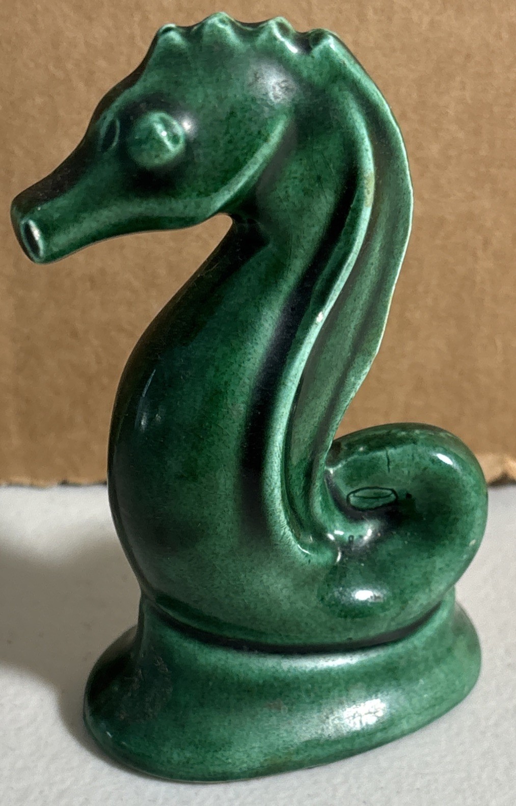 VINTAGE OLD MCM SARASOTA FLORIDA SOUVENIR CERAMIC SEAHORSE