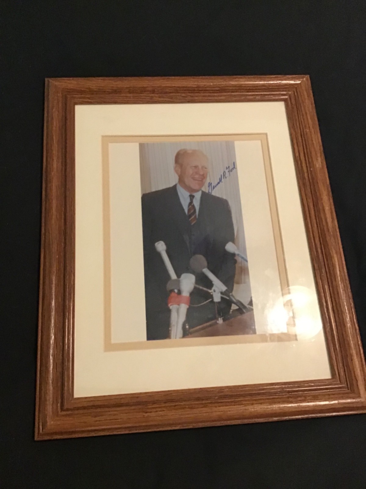 POTUS Gerald R. Ford Signed Autographed & Professionally Framed/Matted Beautiful