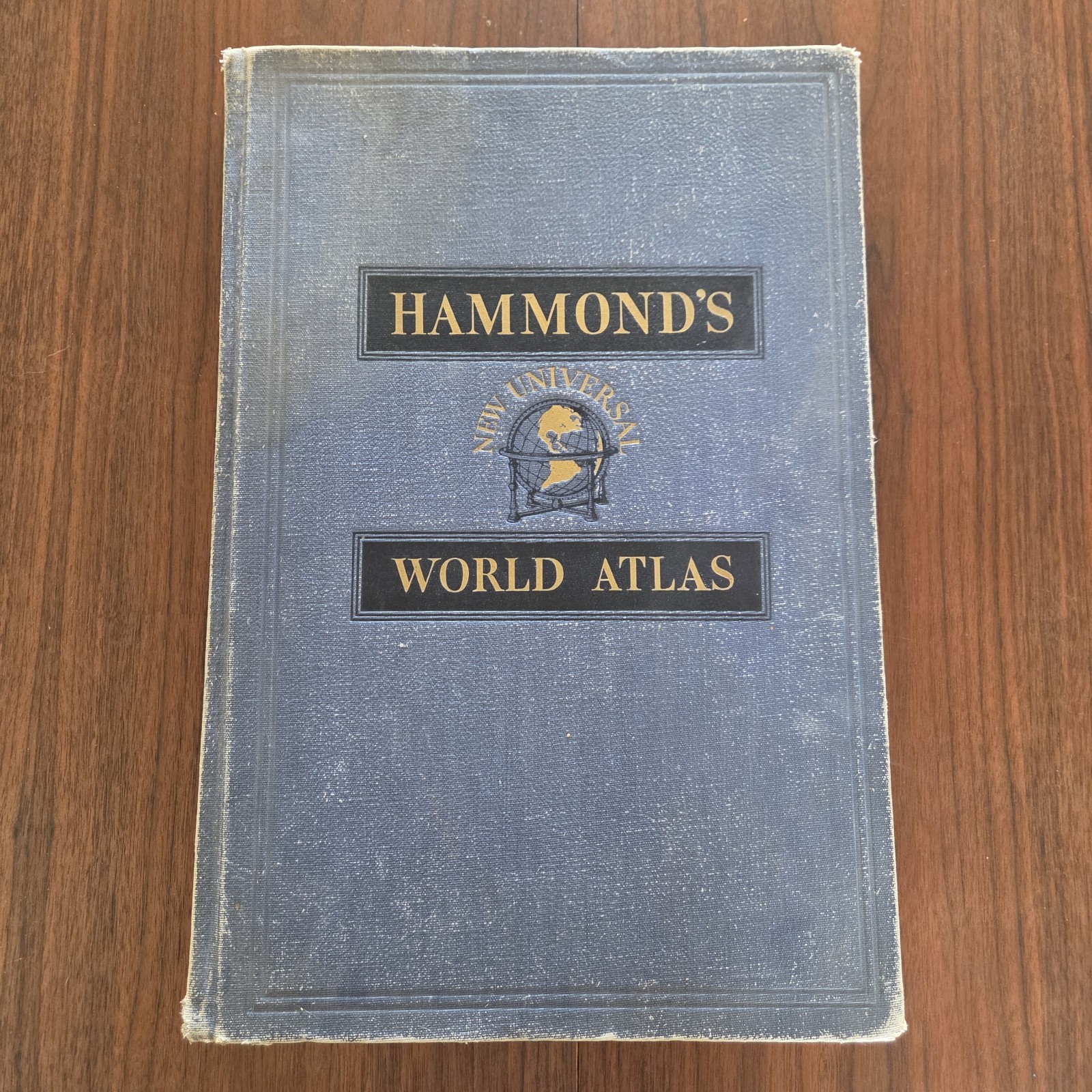 Hammond's New Universal World Atlas, 1936-37 (Hardcover) Oversized 21in