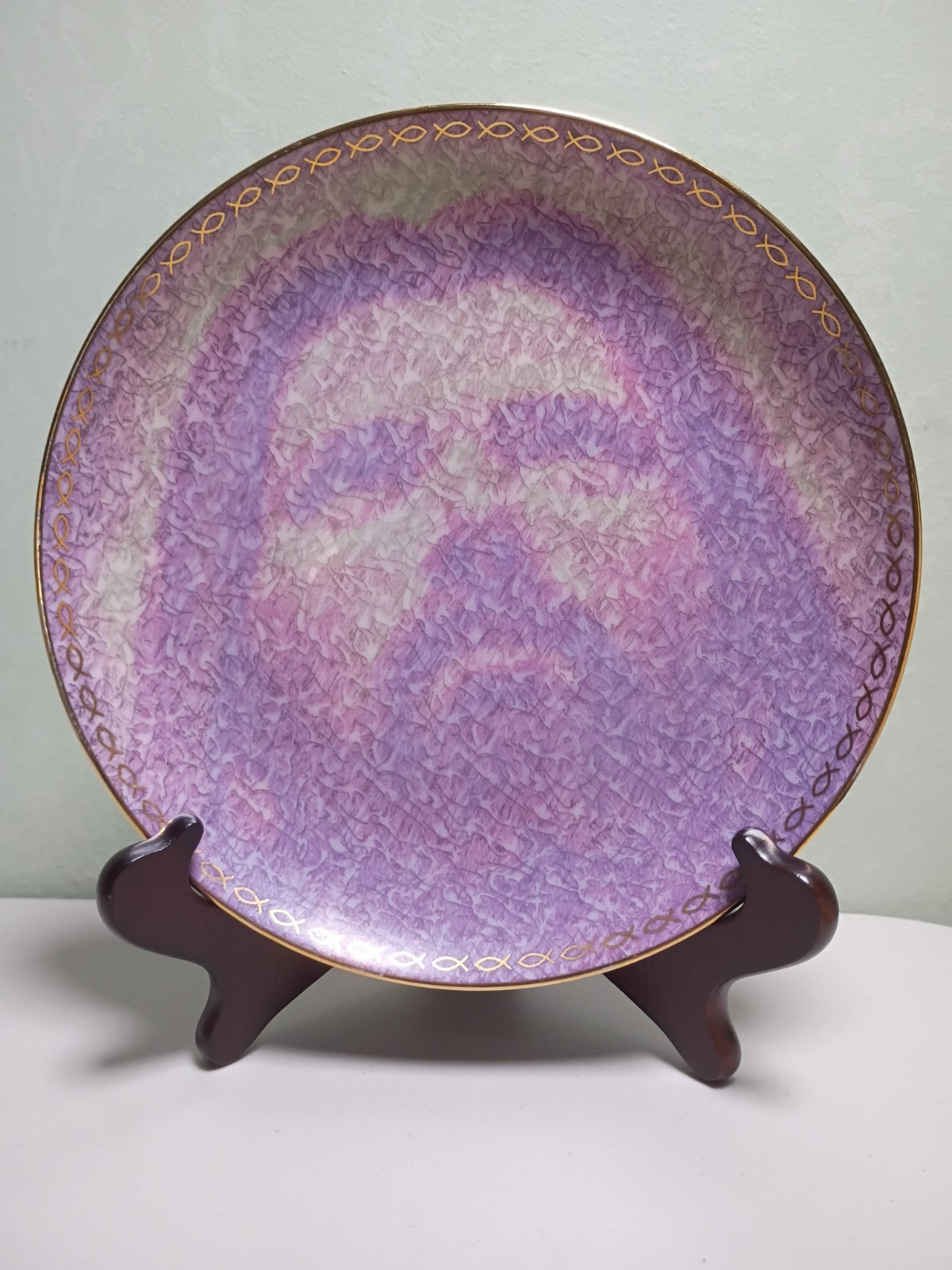 Jesus Religious Plate Christ Prince Of Peace First Issue Plate 104A Mint