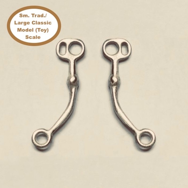 HORSING AROUND Small Traditional/Large Classic 1:10 Scale WESTERN TOM THUMB BIT