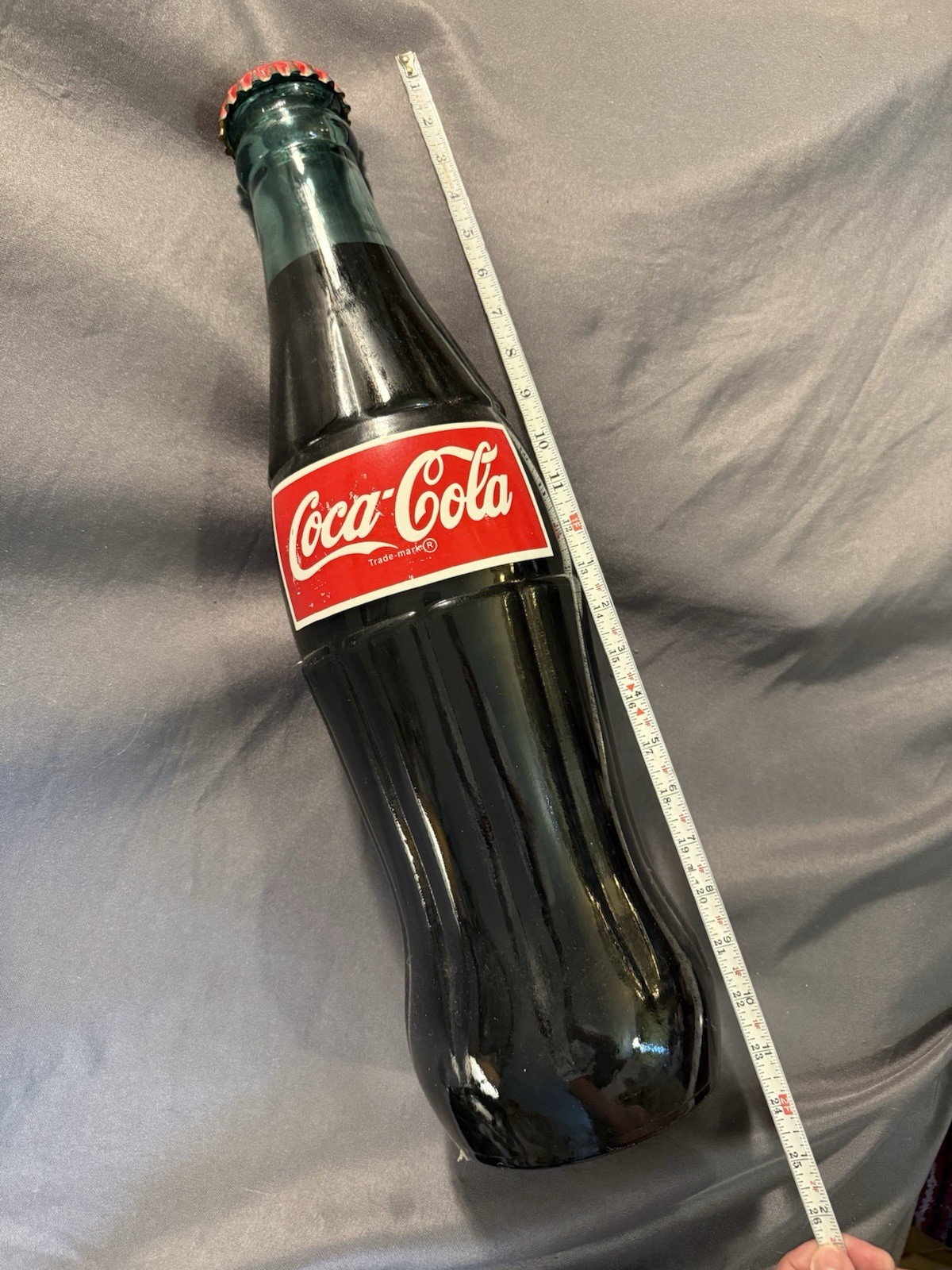LARGE Oversized Vintage Coca Cola Bottle Coke Advertising Store Display￼