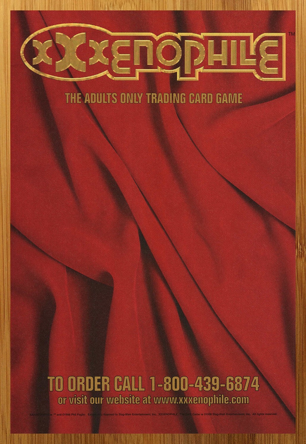 1996 XXXenophile Trading Card Game Vintage Print Ad/Poster TCG CCG Promo Art 90s