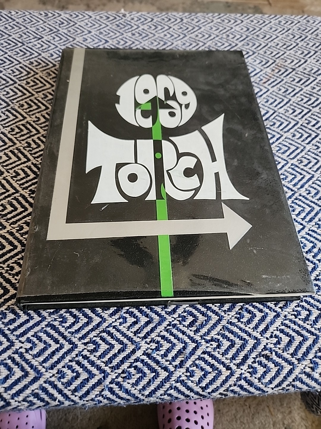 1969 (torch) PIONEER HIGH SCHOOL YEARBOOK  Whittier California