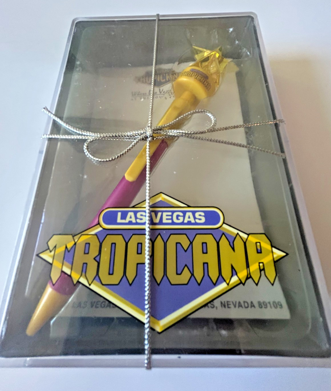 VINTAGE TROPICANA HOTEL CASINO LAS VEGAS PEN PAPER GIFT SET NEW SEALED 1980s