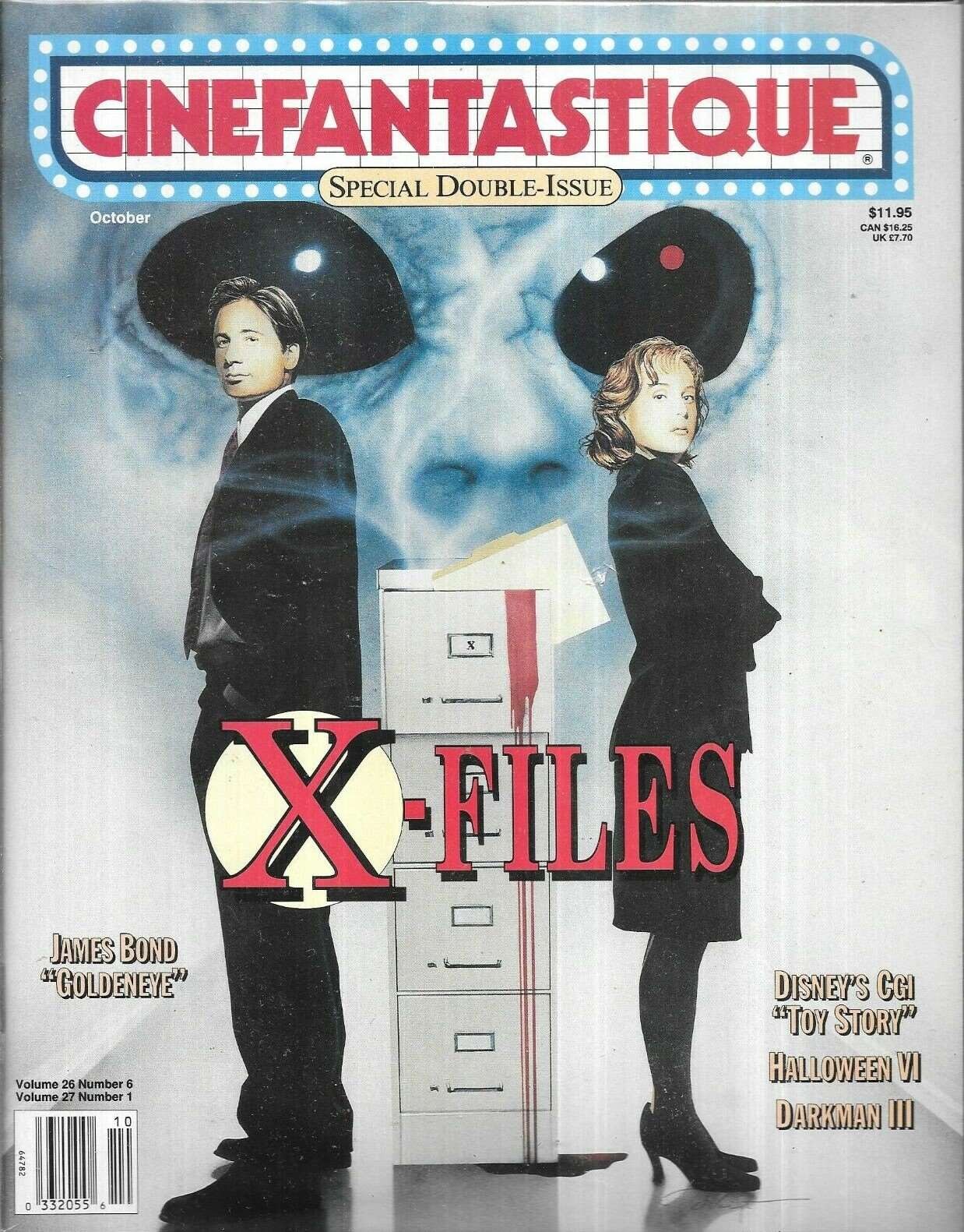 Cinefantastique (vol. 27) #1 FN; FSC | 26 6 X-Files - w/Bag+Board