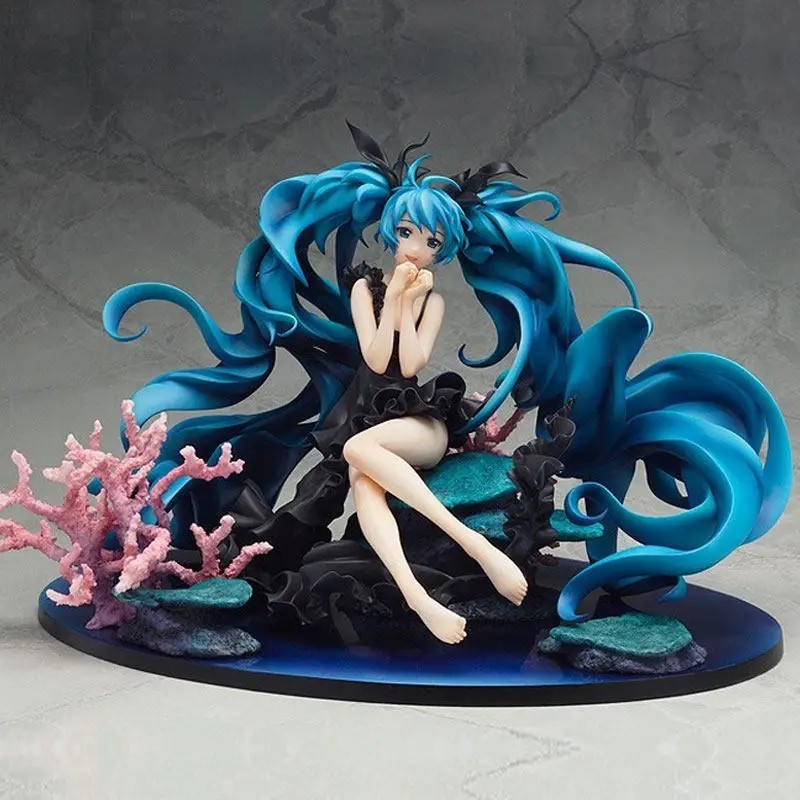 Hatsune Miku Figma Deep Sea Girl Figure Sparkling Snow Ver Articulated figure
