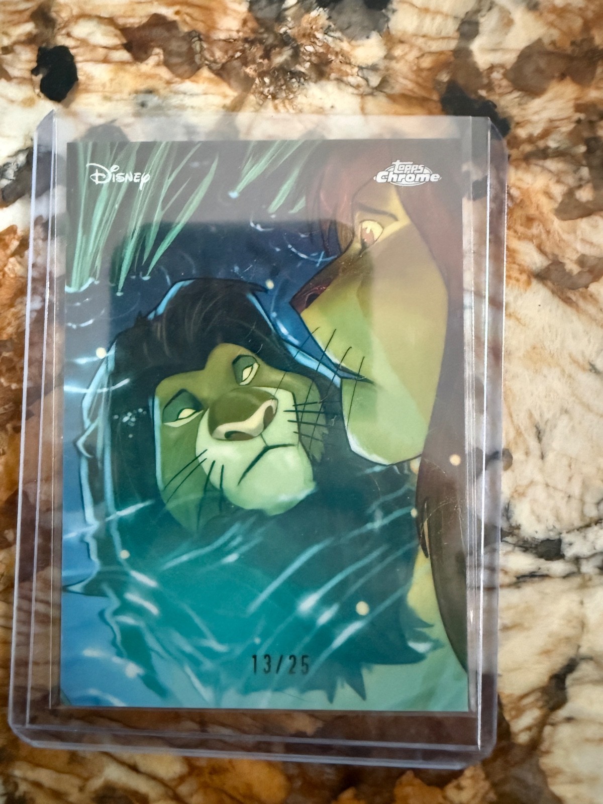 2026 Topps Chrome Disney Simba and Mufasa Reflections Kaleidoscope /25