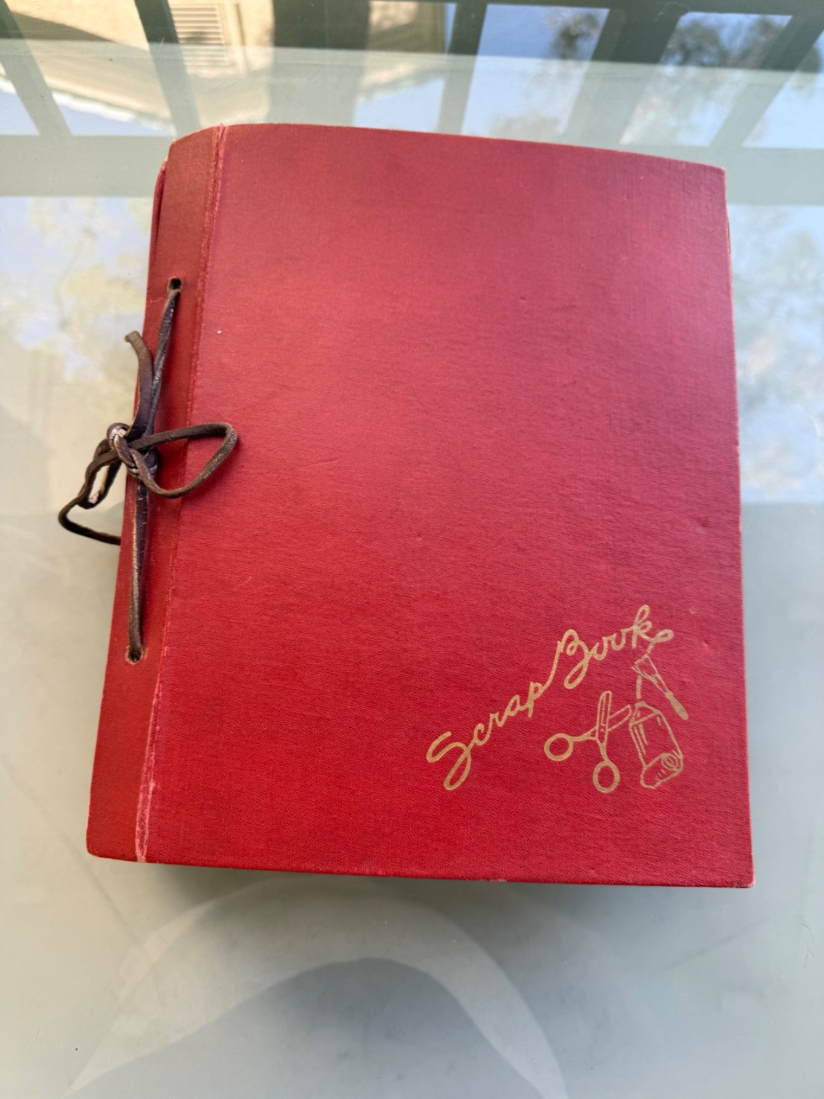 Vtg Family Scrapbook  Album  1940\'s  1950\'S USA Americana Antique