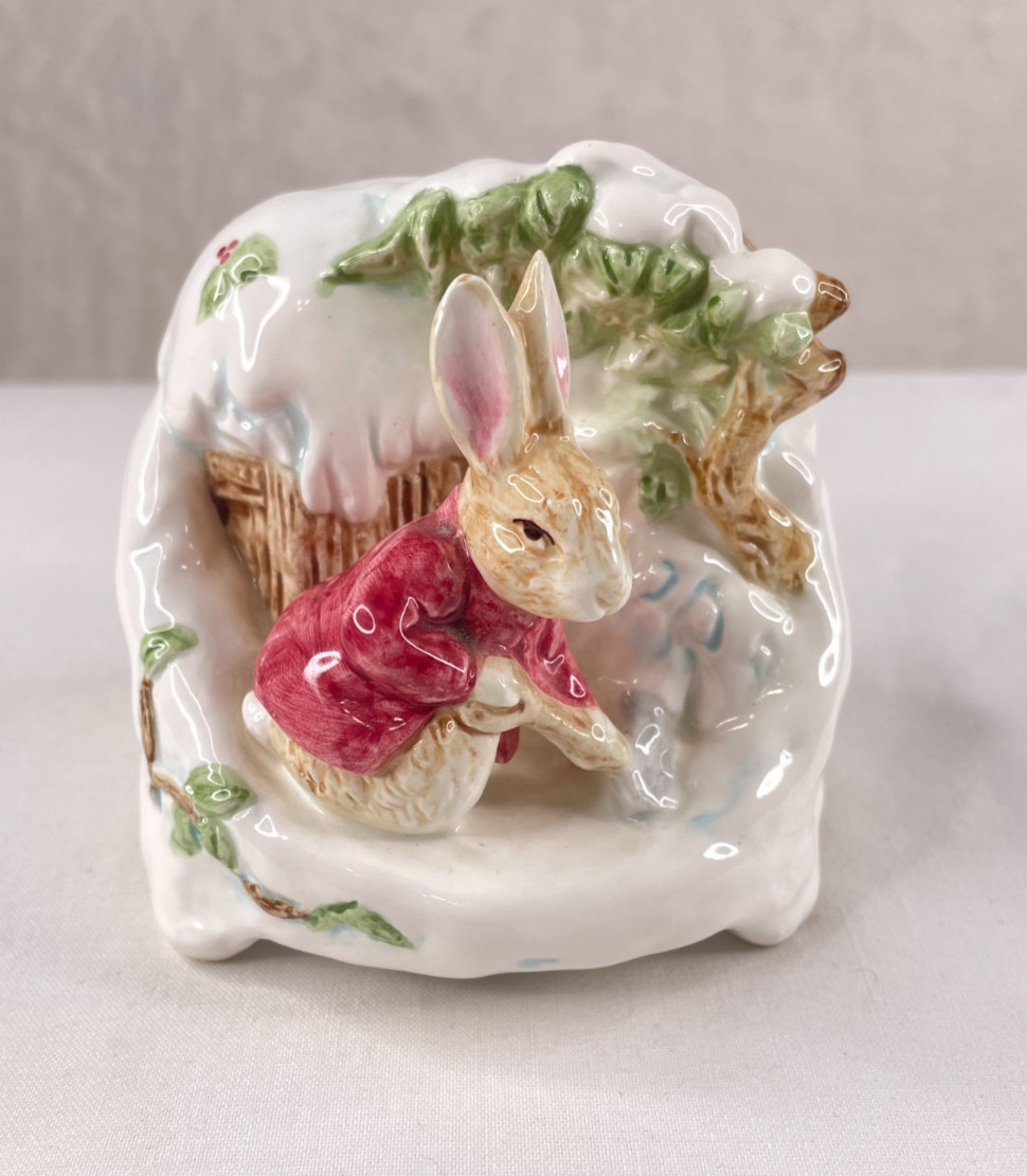 Vintage Schmid Beatrix Potter Peter Rabbit Rotating Music Box Fur Elise Japan Vintage Schmid Beatrix Potter Peter Rabbit Rotating Music Box Fur Elise Japan