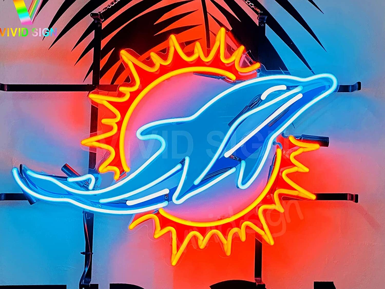 New Miami Dolphins Lamp Neon Light Sign 20 New Miami Dolphins Lamp Neon Light Sign 20