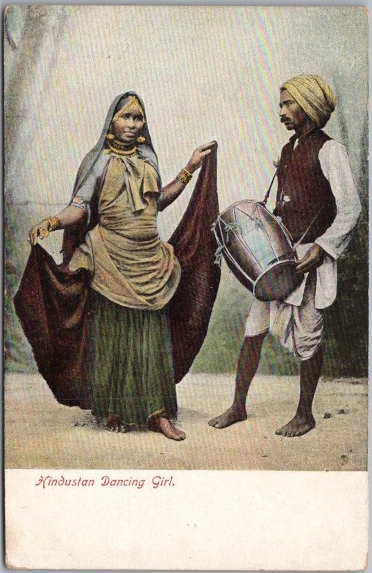c1910s INDIA Postcard \