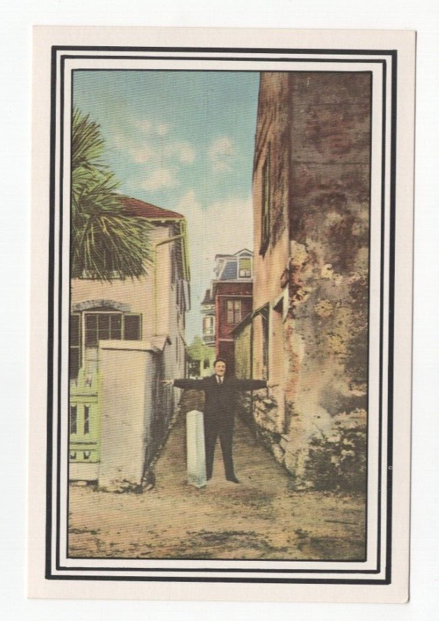 Postcard St. Augustine Fla. Treasury Street Unposted 1986