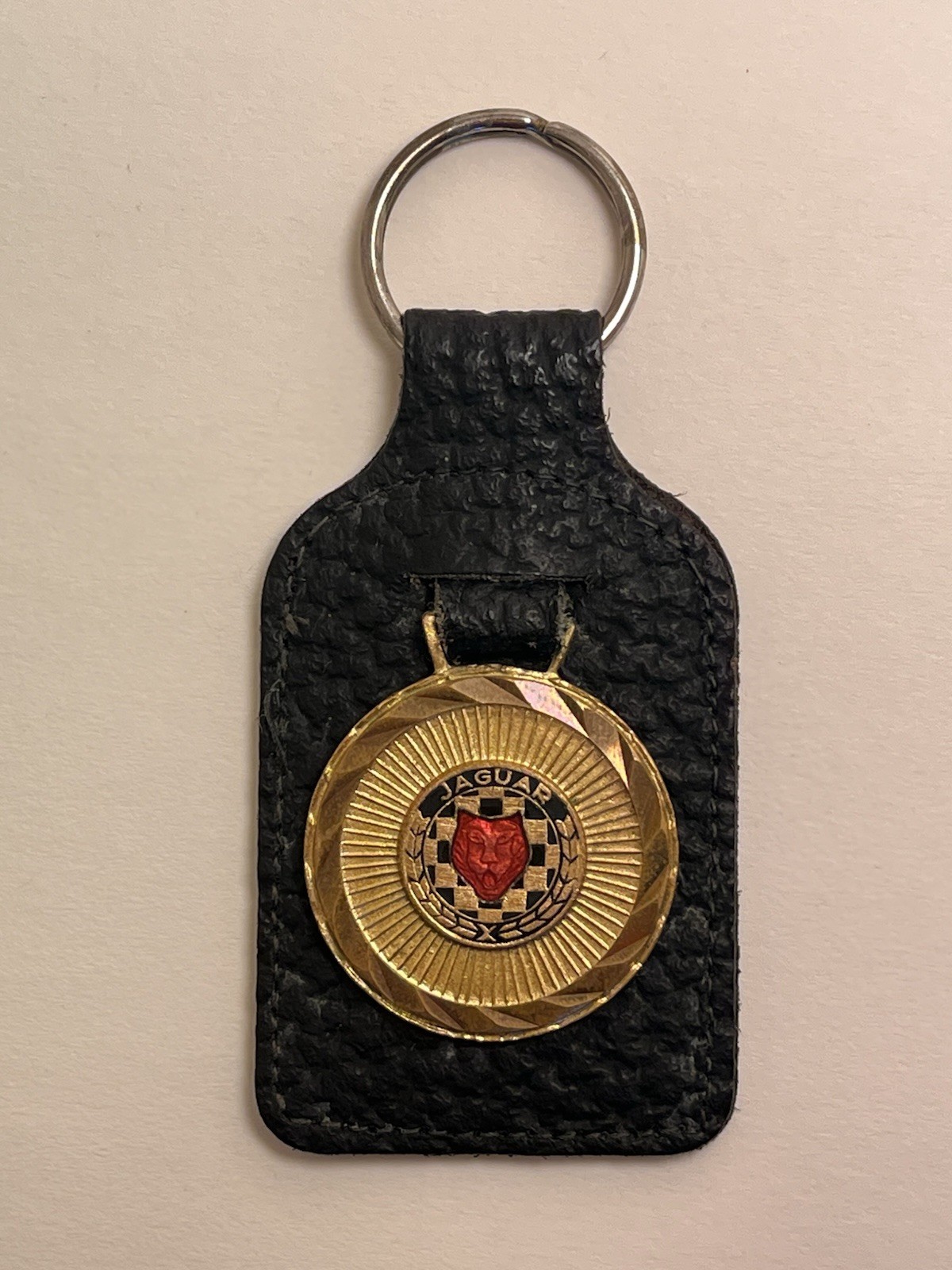 Vintage 1960s Jaguar keyring Made In Italy