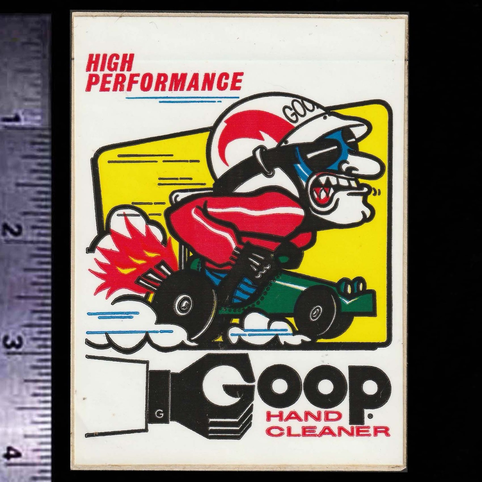 GOOP Hand Cleaner - Original Vintage 1960\'s 70\'s Racing Decal/Sticker