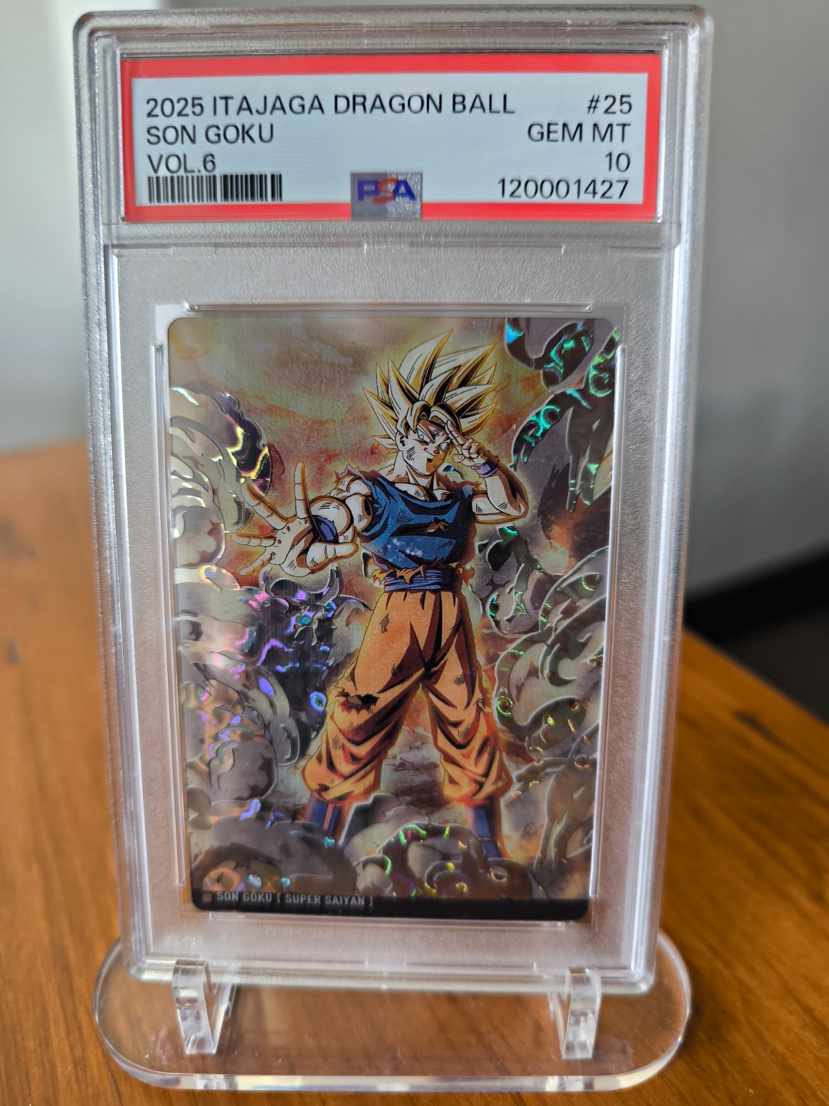 Itajaga Dragon Ball Vol. 6 #25 Son Goku Super Saiyan PSA 10 Itajaga Dragon Ball Vol. 6 #25 Son Goku Super Saiyan PSA 10