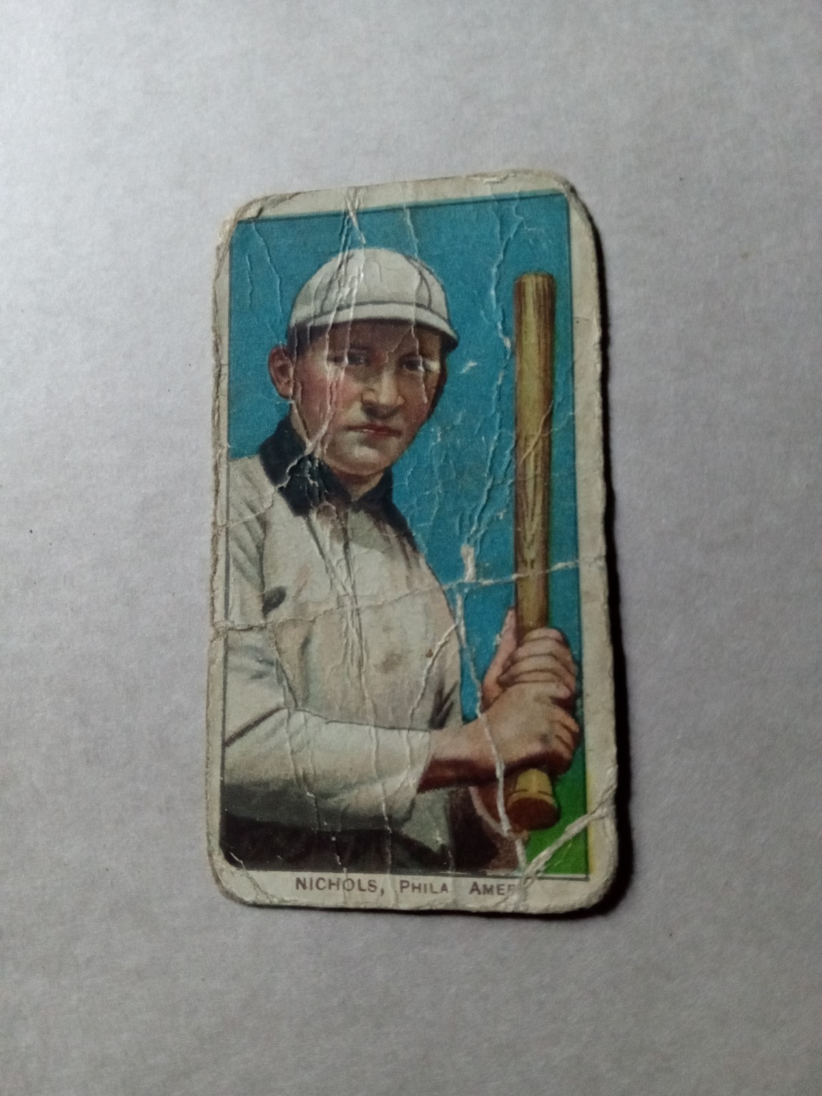 1909-11 T206 Simon Nichols Batting Sweet Caporal 350 Back