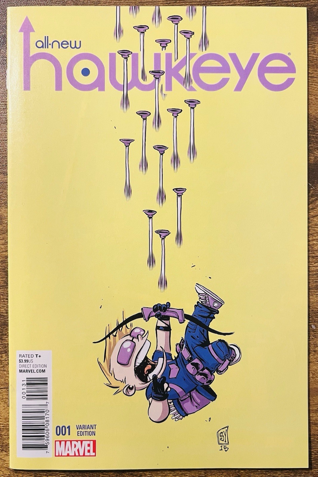 ALL-NEW HAWKEYE 1 NM SKOTTIE YOUNG COVER KATE BISHOP MARVEL COMICS 2015