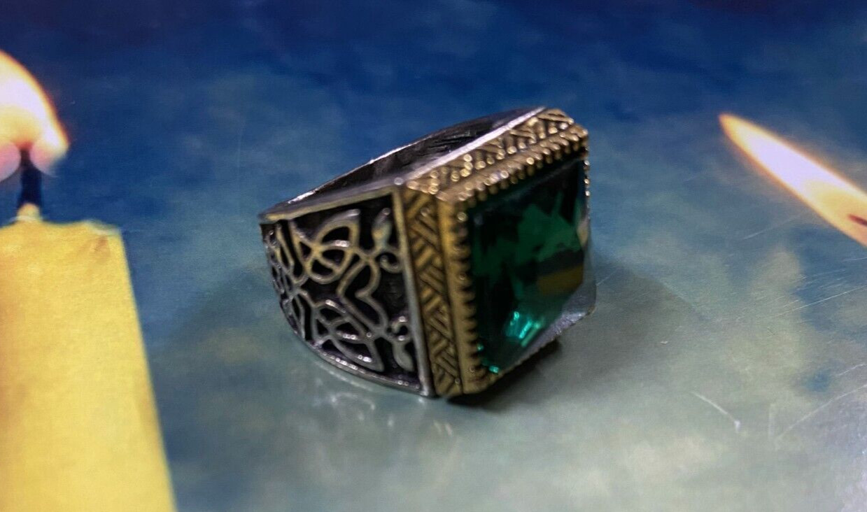 High Ranking Illuminati Freemason Eye Ring Antique Vintage Metaphysical Blessed+