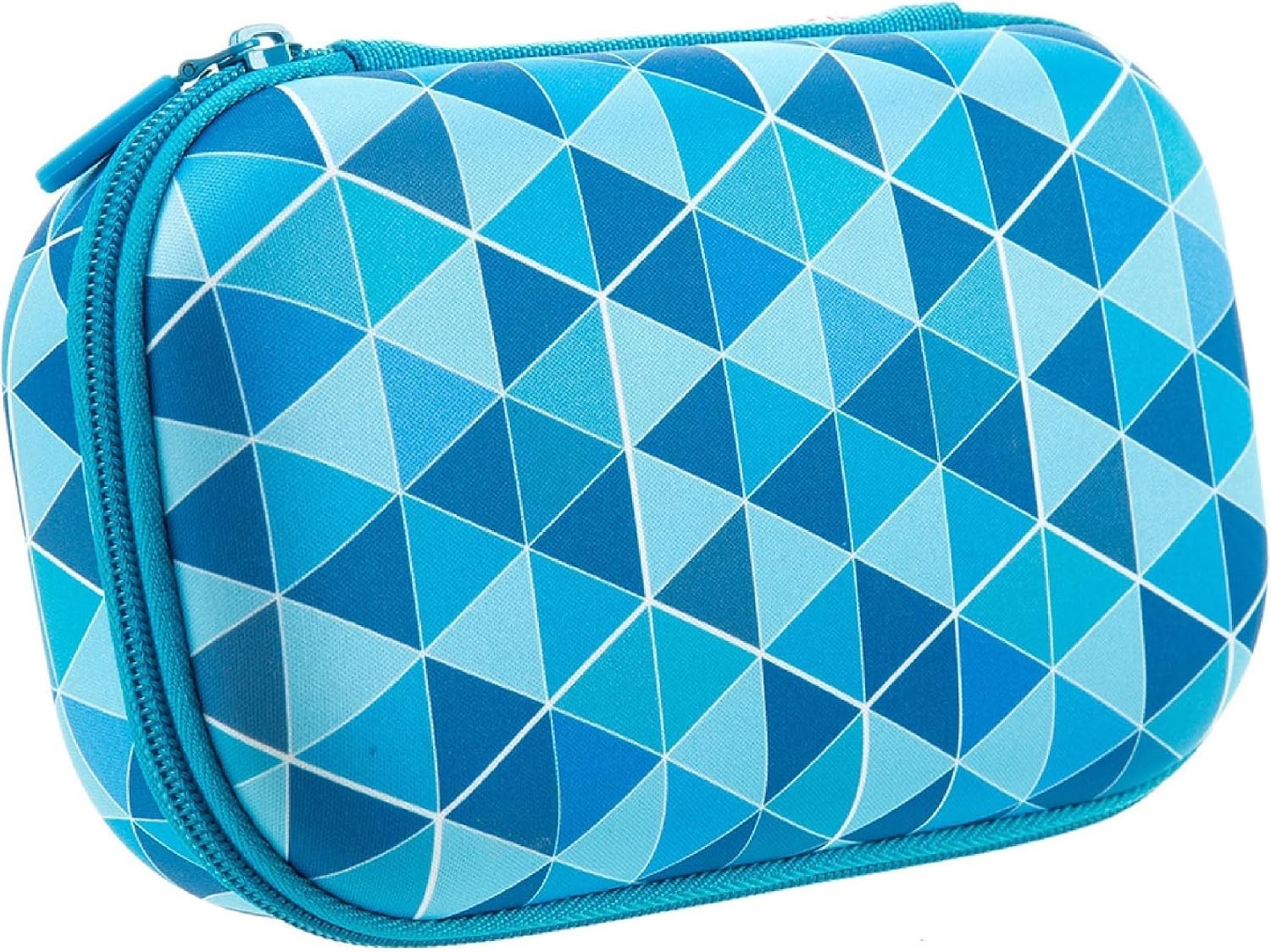 Blue Pencil Case for Kids, Cute Aesthetic Pencil Box for School