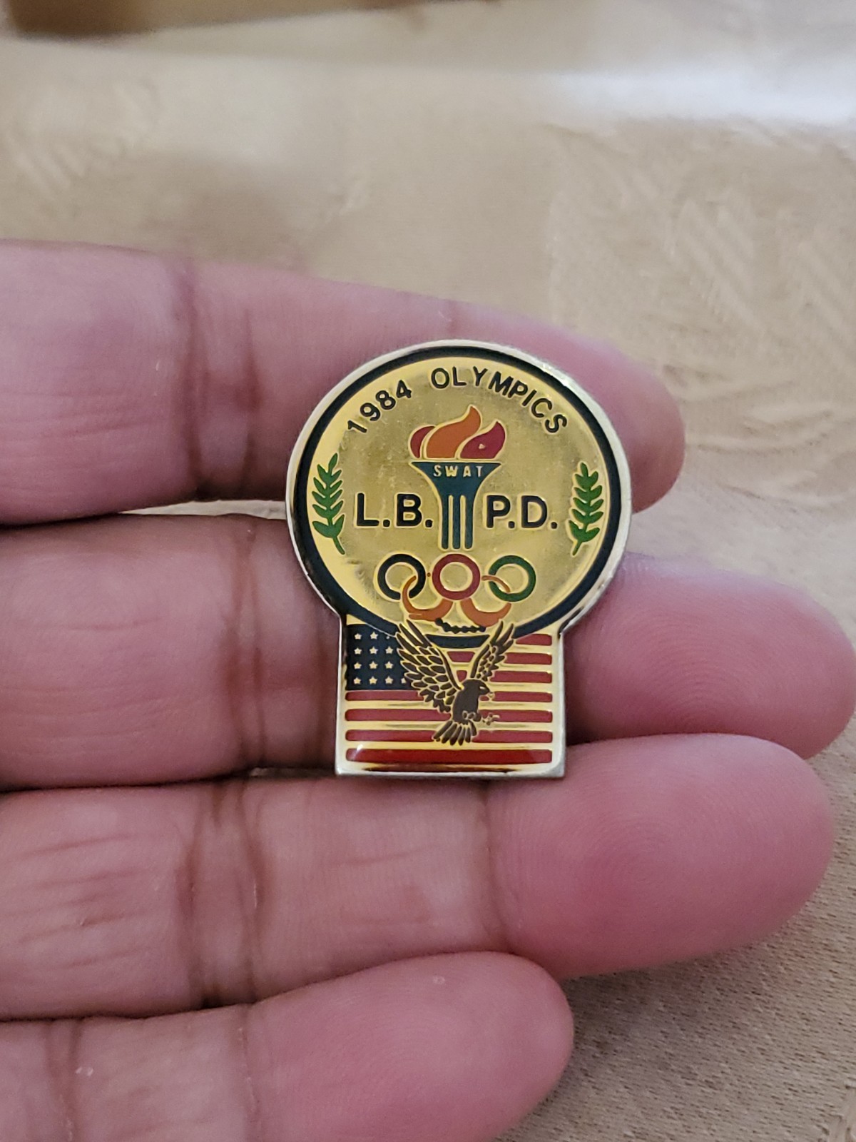 RARE Long Beach Police Department SWAT Pin
