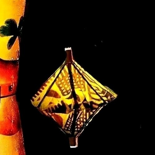 Orchids of Hawaii R-66T Tapa Hanging Lantern Zombie Pick (50 Pack)