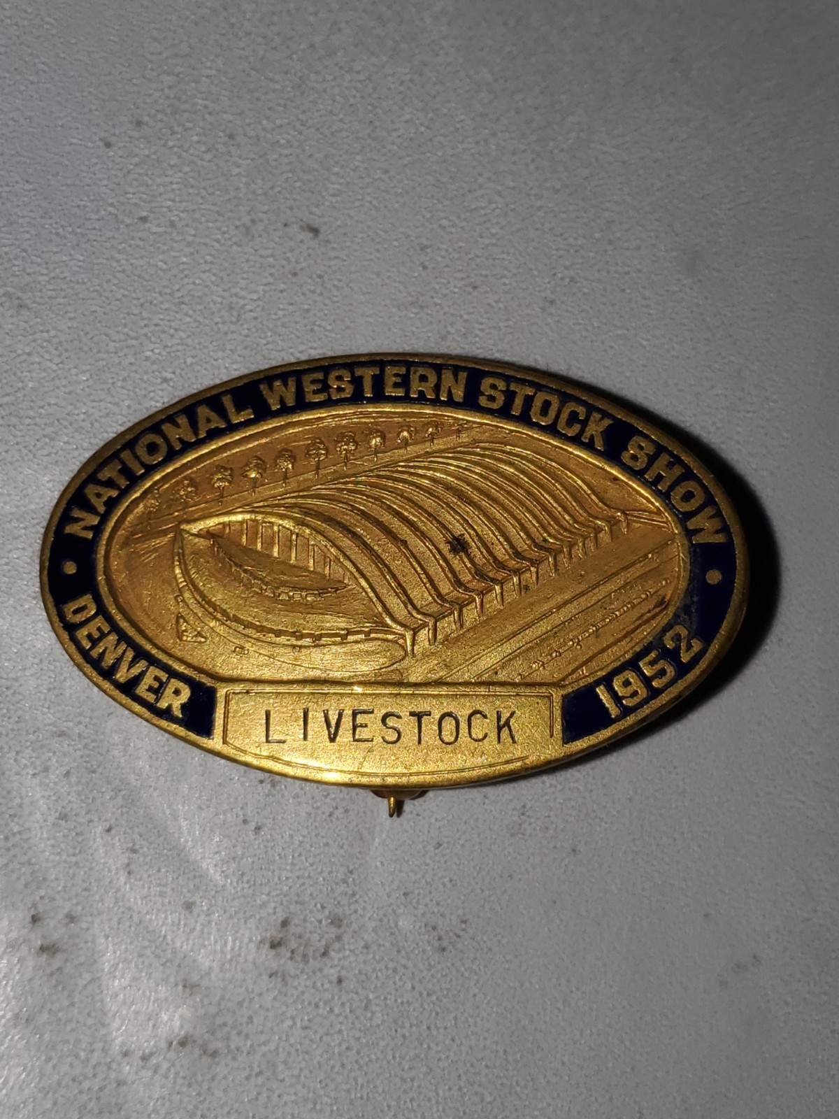 vintage 1952 National Western Stock Show (NWSS) Livestock pin