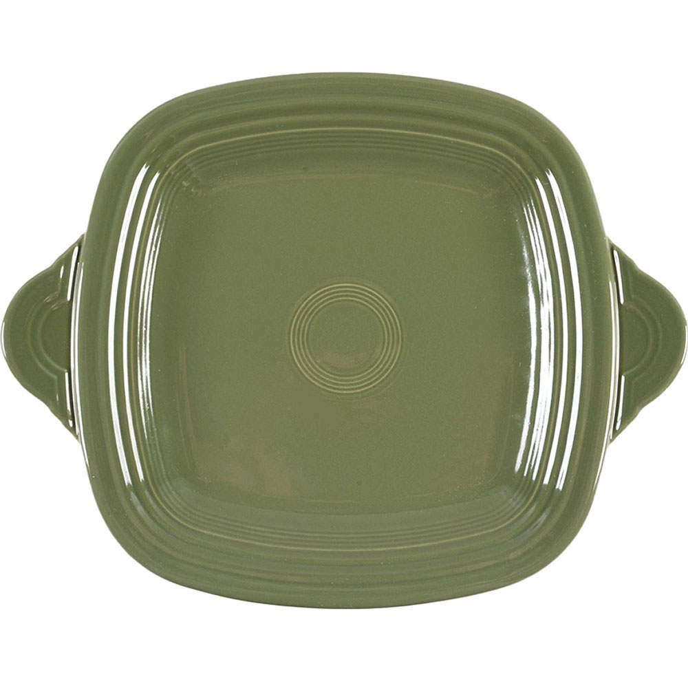 Homer Laughlin  Fiesta Sage Green  Handled Square Tray 10984418