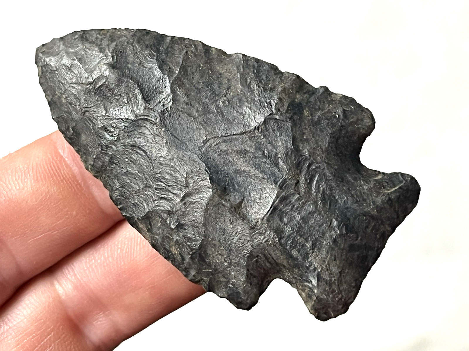 EXCEPTIONAL OHIO STILWELL POINT ARROWHEAD AUTHENTIC INDIAN ARTIFACT BG