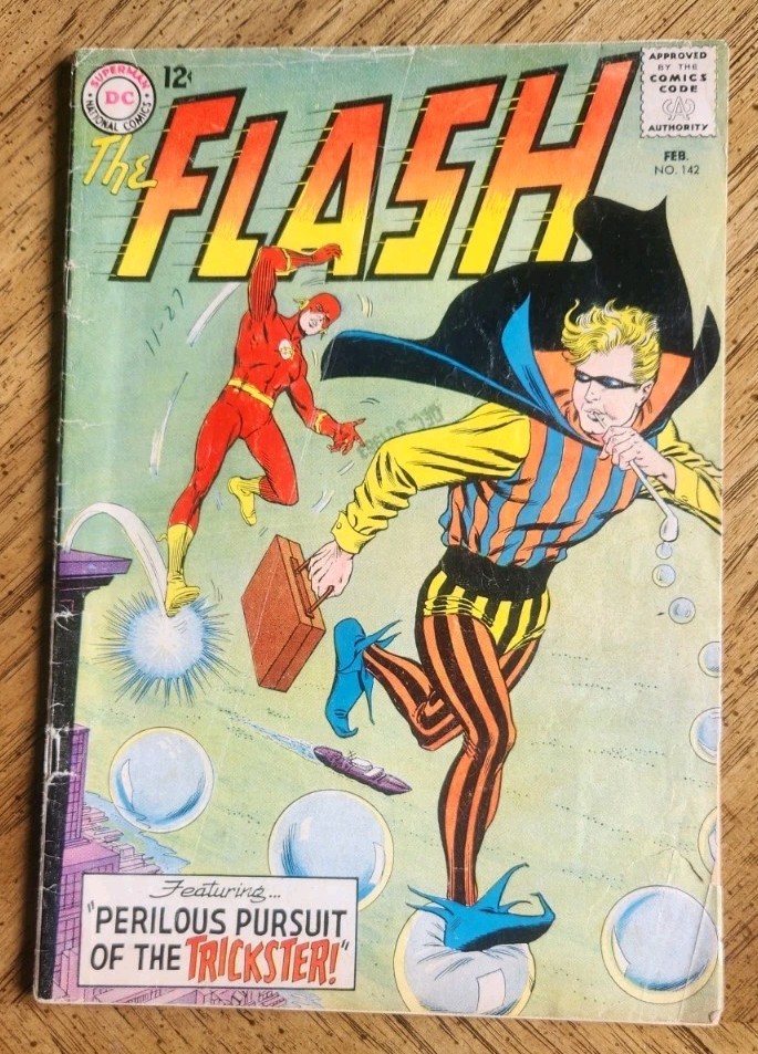 The Flash # 142 (GD 2.0) 1964 The Pied Piper. Date stamp. .