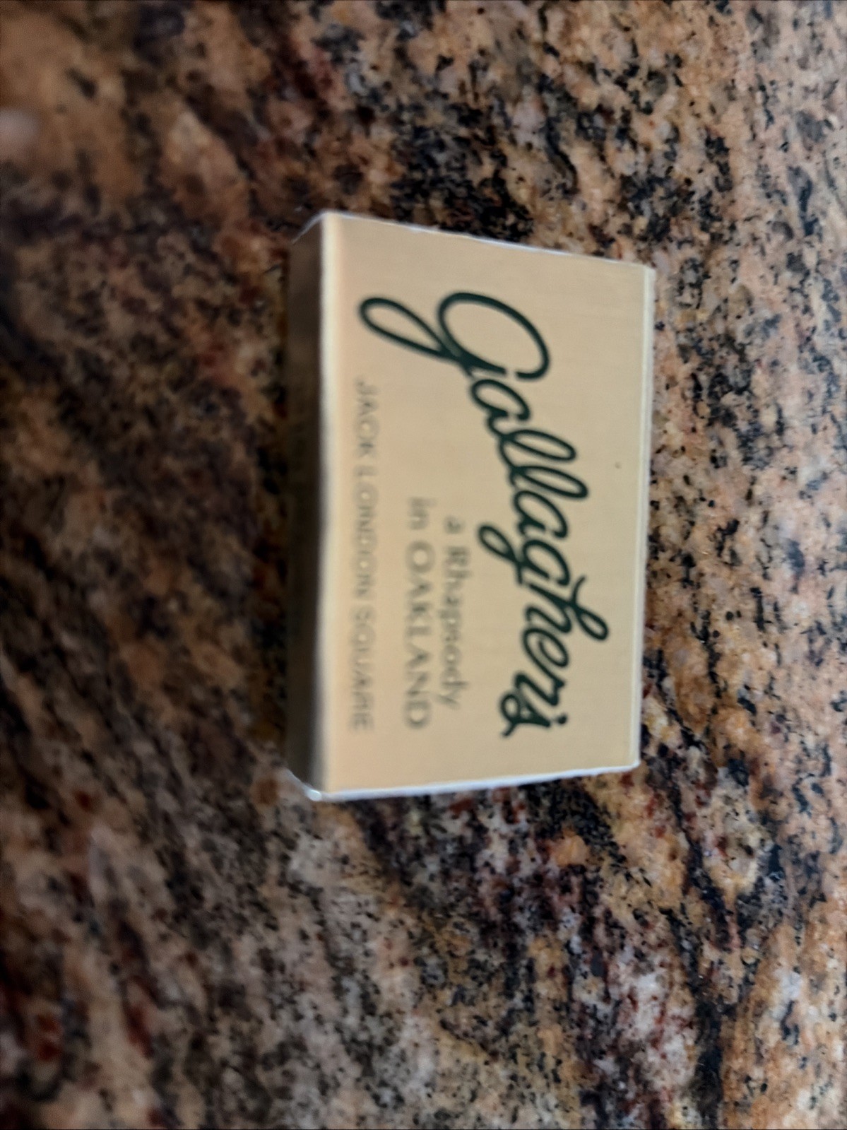 Gallaghers Bar & Restaurant Oakland Matches Vintage New Unstruck Gallaghers Bar & Restaurant Oakland Matches Vintage New Unstruck