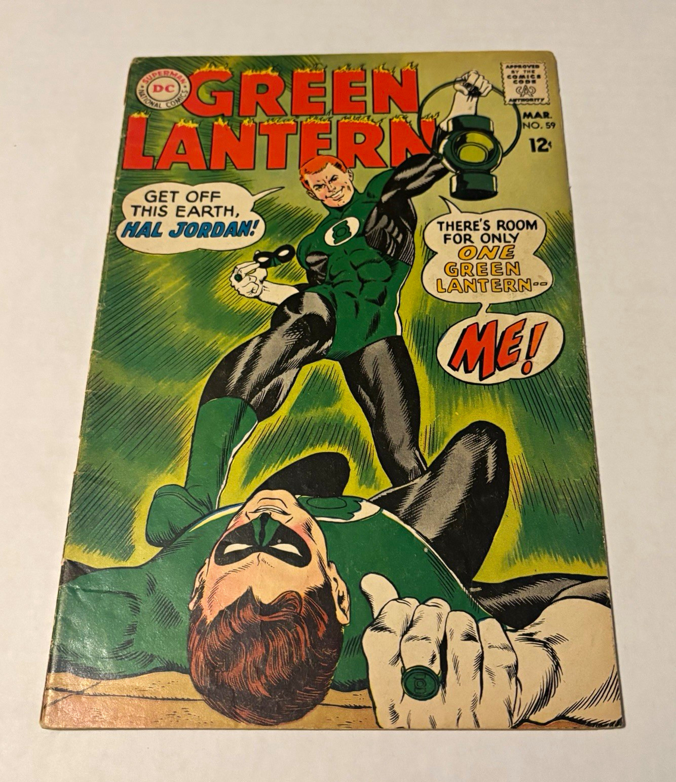 DC Comics Green Lantern #59 Silver Age Gardner Fox Gil Kane first Guy Gardener