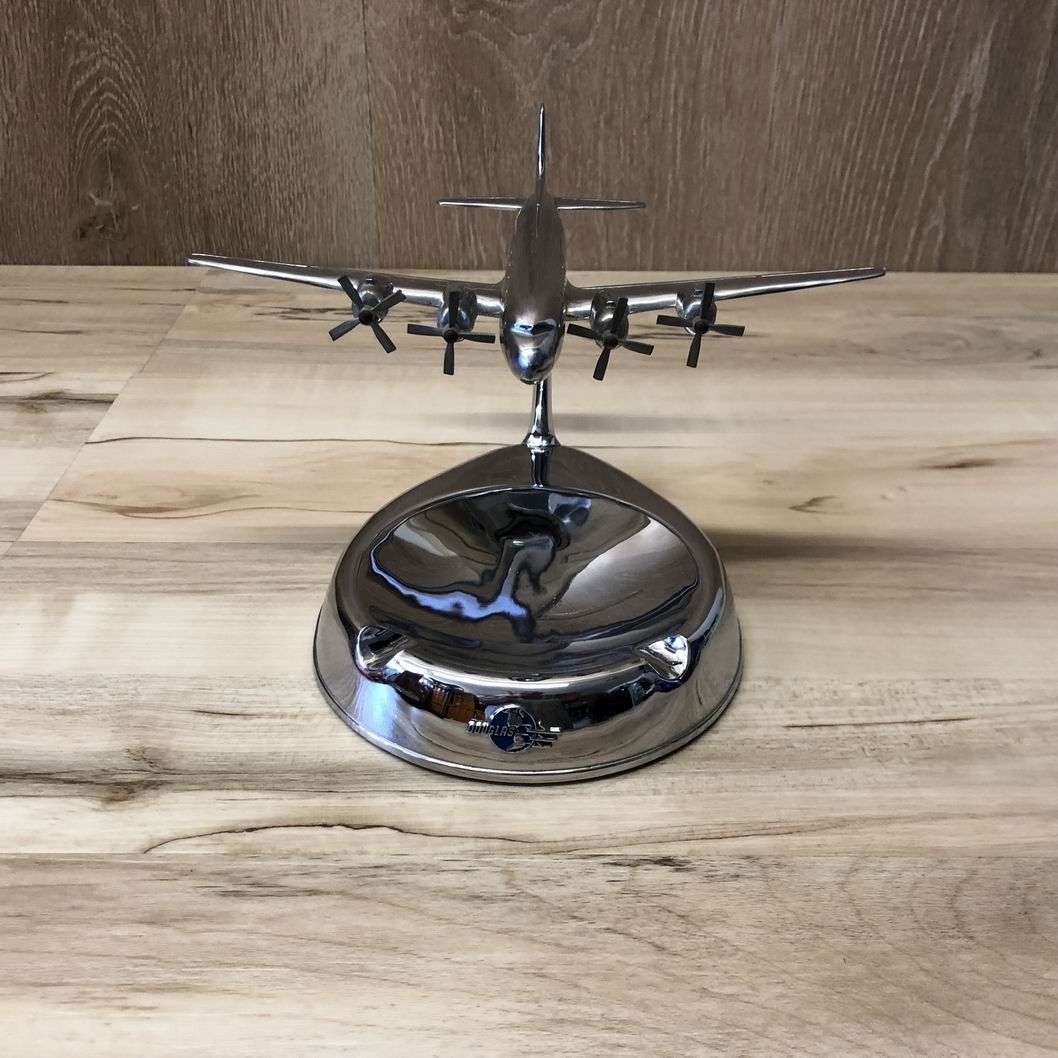 Rare 1950's DOUGLAS DC-7 AIRTRAY Executive Desktop Ashtray / Vic Pastushin Ind.