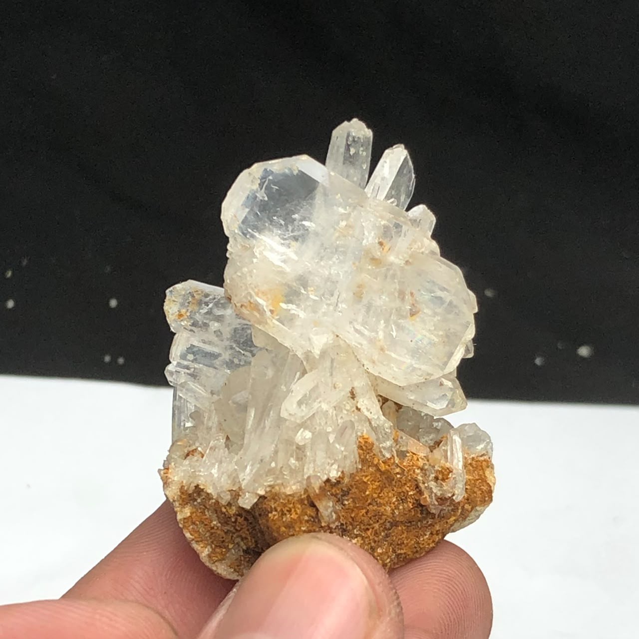 Beautiful Faden quartz crystal on Matrix From Baluchistan Pakistan.