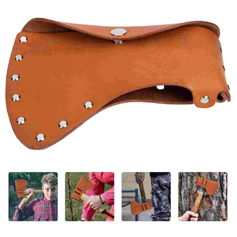 Axe Sheath Belt Hole Hatchet Sheath Cover Axe Case Hatchet Blade Cover 7.9*5.5in