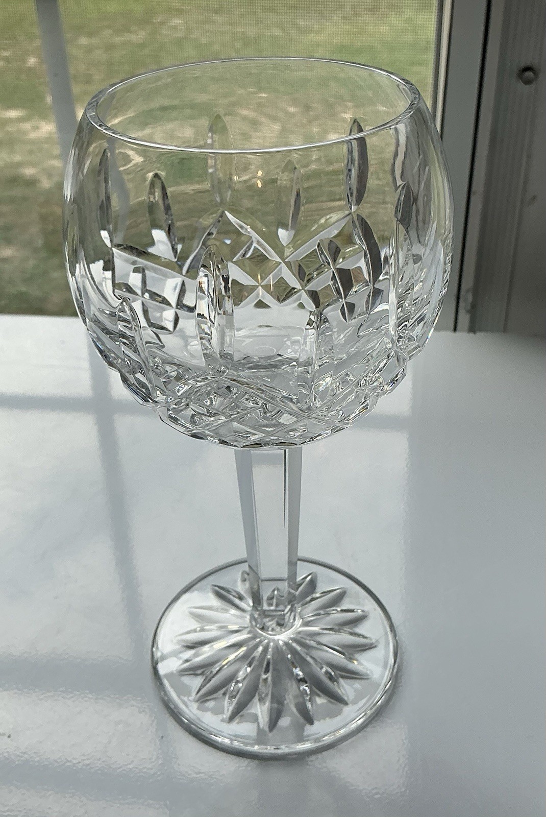 Waterford Crystal Lismore 🎈 Red Wine Glass PRISTINE CONDITION