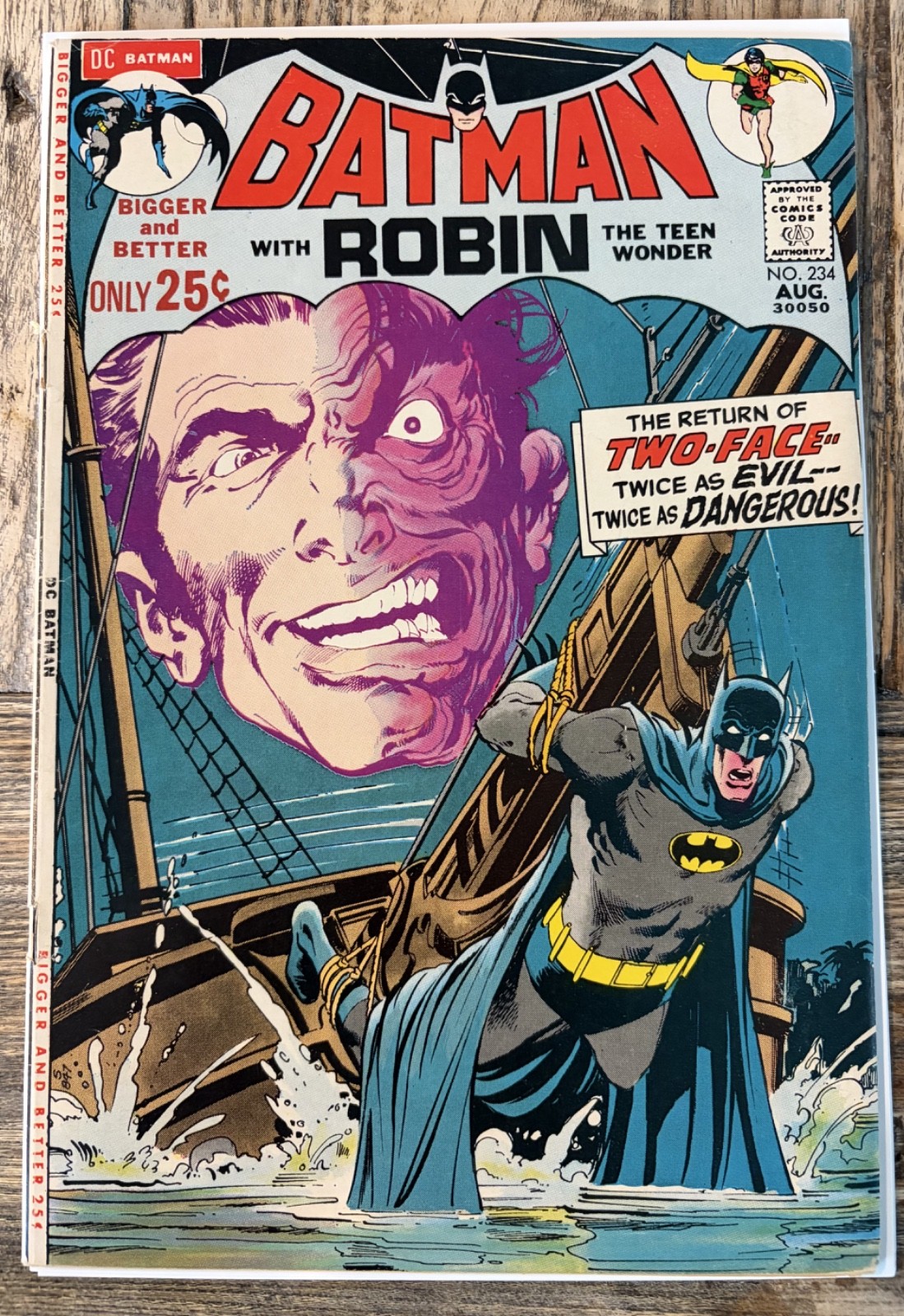 Batman #234 1st SA Appearance of Two-Face DC Comics Silver Age - VG++
