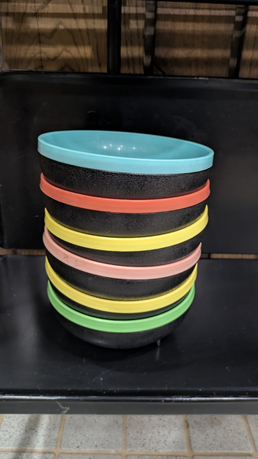VTG Set of 6 MCM Reinecke Therm-O-Bowl Tripod Footed Bowls  - Atomic Era