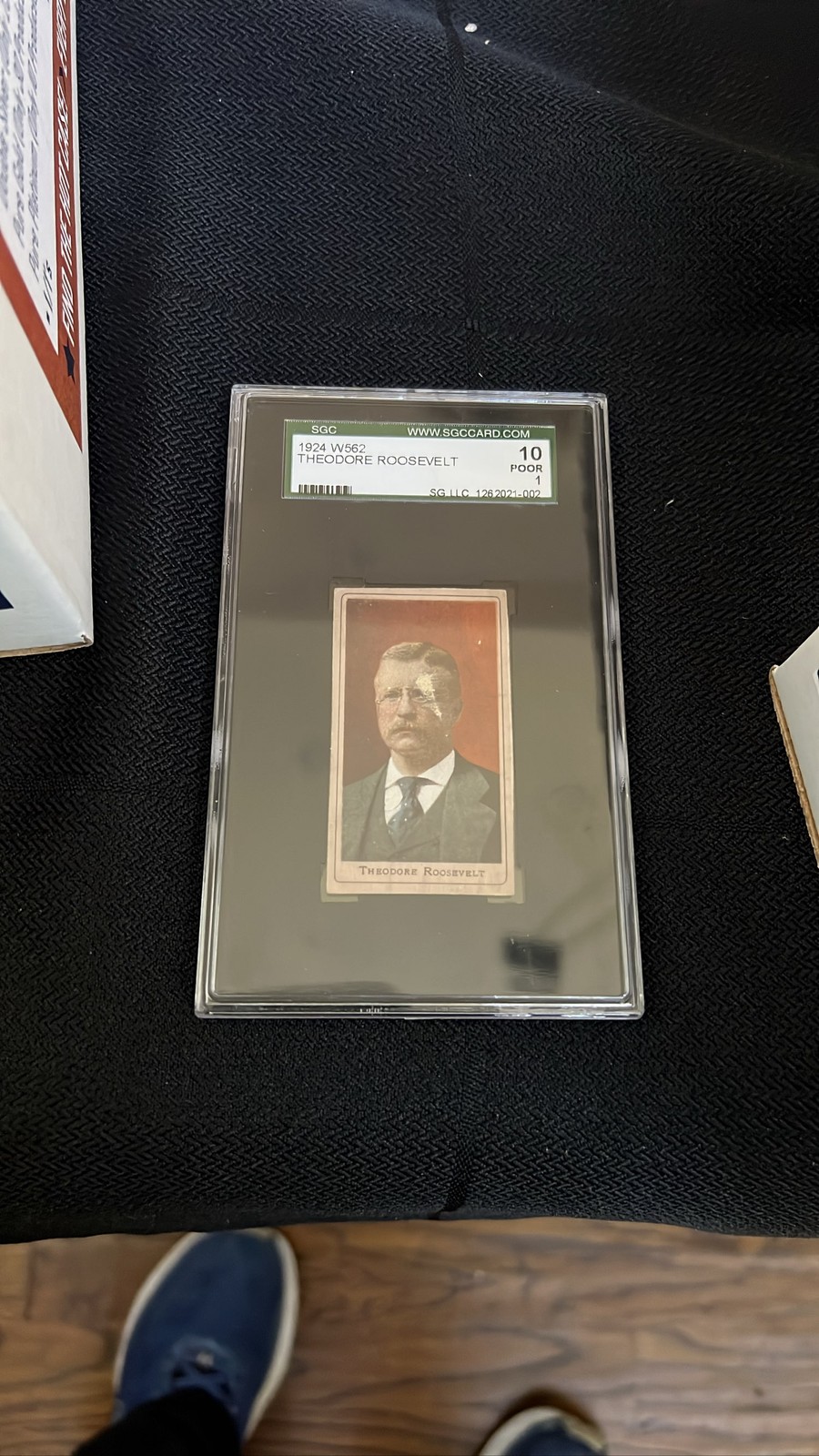 1924 W562 Theodore Roosevelt Card SGC 10 Handcut 1924 W562 Theodore Roosevelt Card SGC 10 Handcut