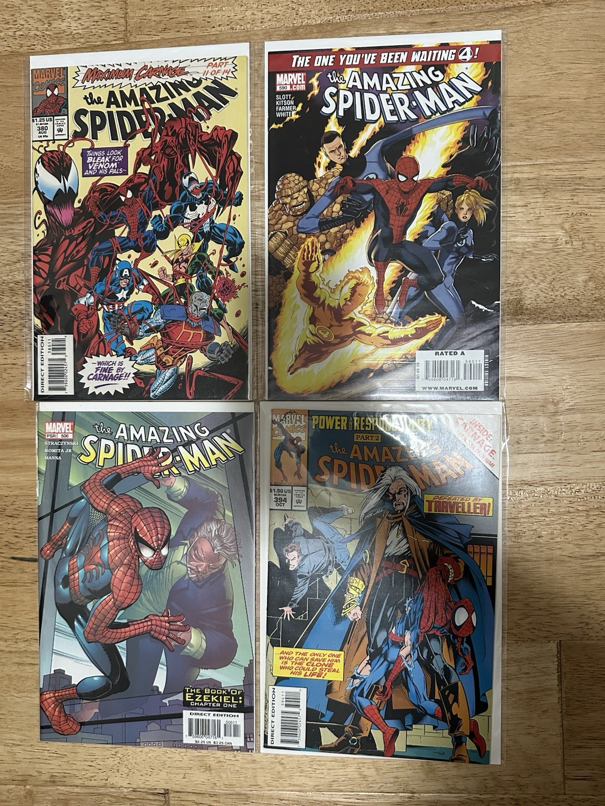 Amazing Spider-Man 41 Comic Lot Marvel ASM Maximum Carnage Newsstand 359 379 565