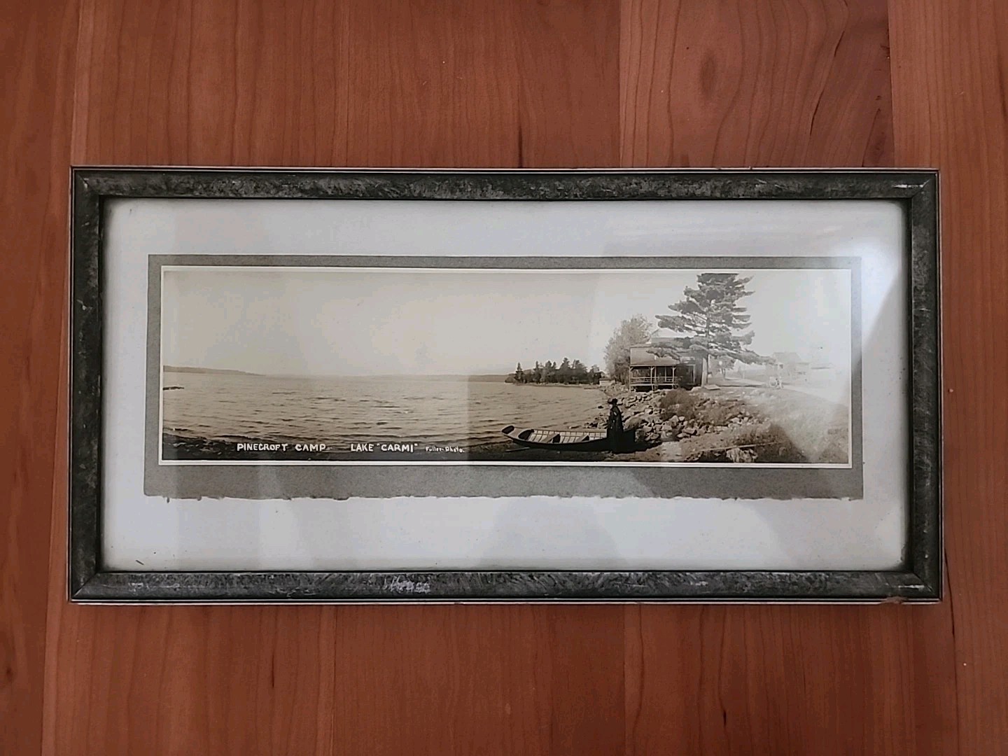 Vintage Antique Photograph Of Pinecroft Camp Lake Carmi Fuller Photograph