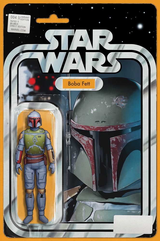 STAR WARS 4 RARE JOHN TYLER CHRISTOPHER BOBA FETT ACTION FIGURE C2E2 VARIANT NM