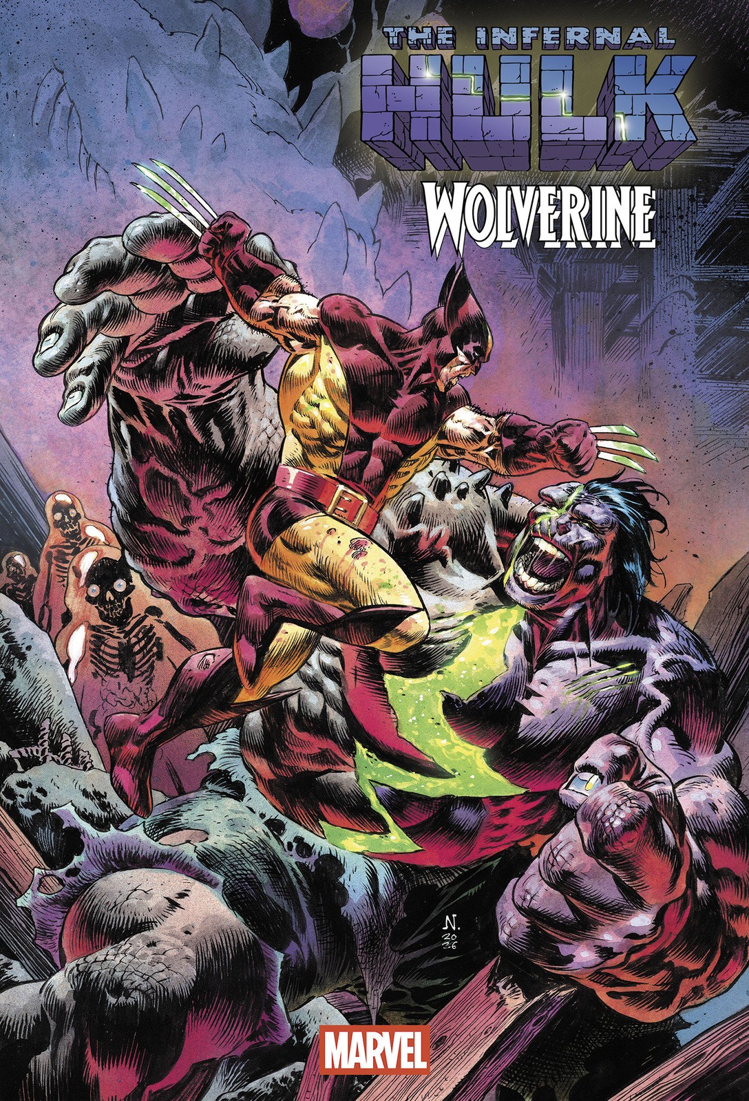 Infernal Hulk vs. Wolverine #1 (Presale 09/23/26 Release)Pick UR Cvr