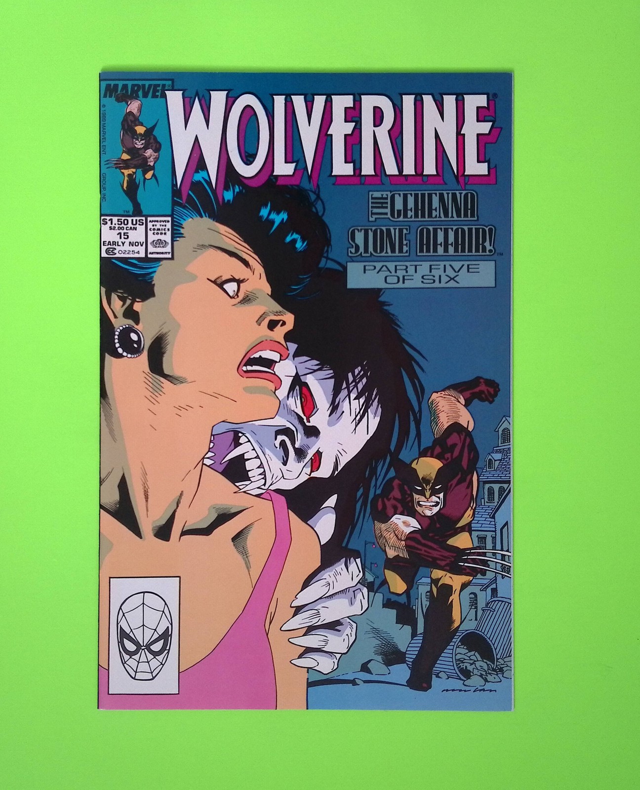 Wolverine #15 Vol. 2 1989 Marvel Comics High Grade Comic Book W321-33