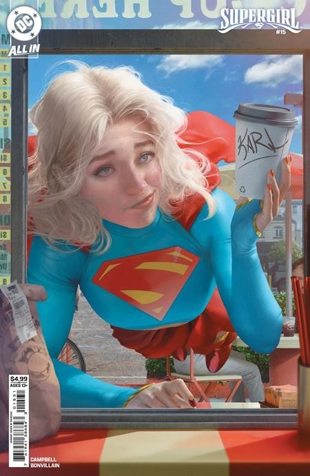 Supergirl #15 - Rahzzah Variant Cardstock Cover - DC Comics 2026