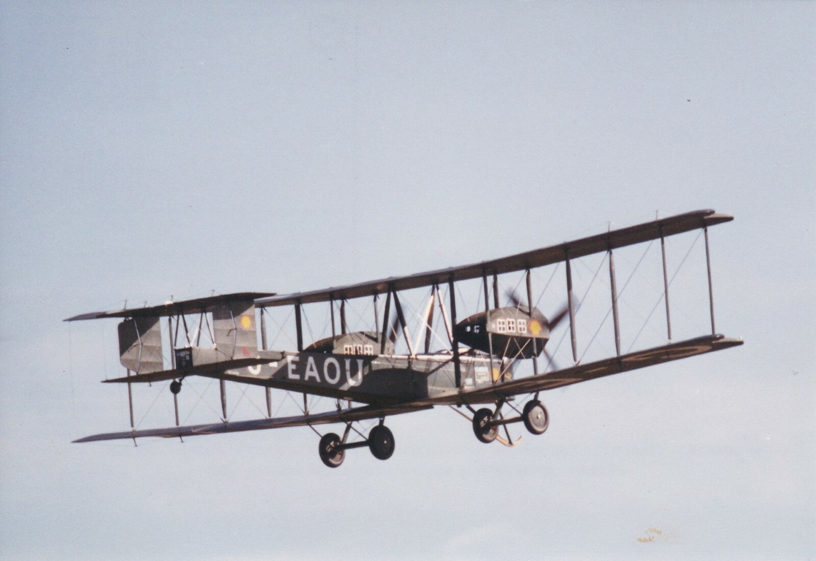 AIR155) PC RP Australia, Replica of Vickers Vimy WWI Bomber, original aircraft o