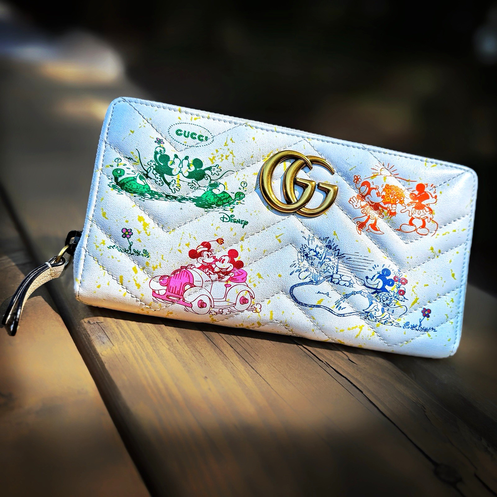 Gucci x Disney GG Marmont Zip Around Wallet