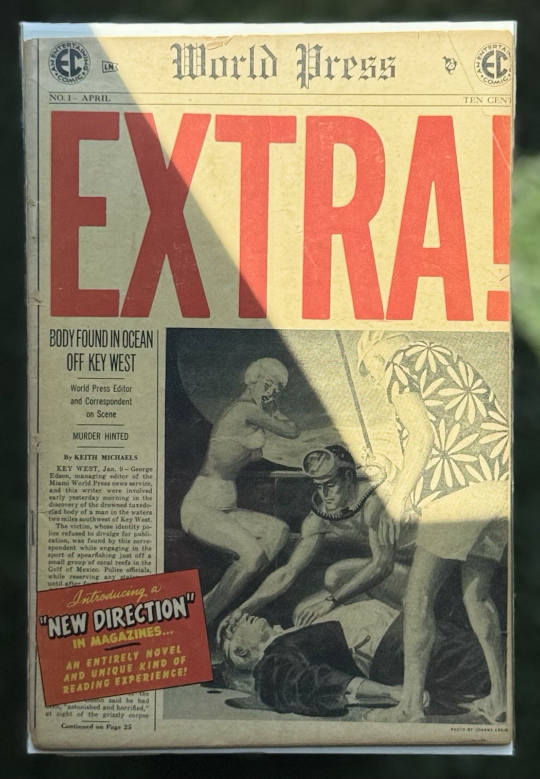 Extra #1 1955 EC Golden Age Comic Reed Crandall Johnny Craig