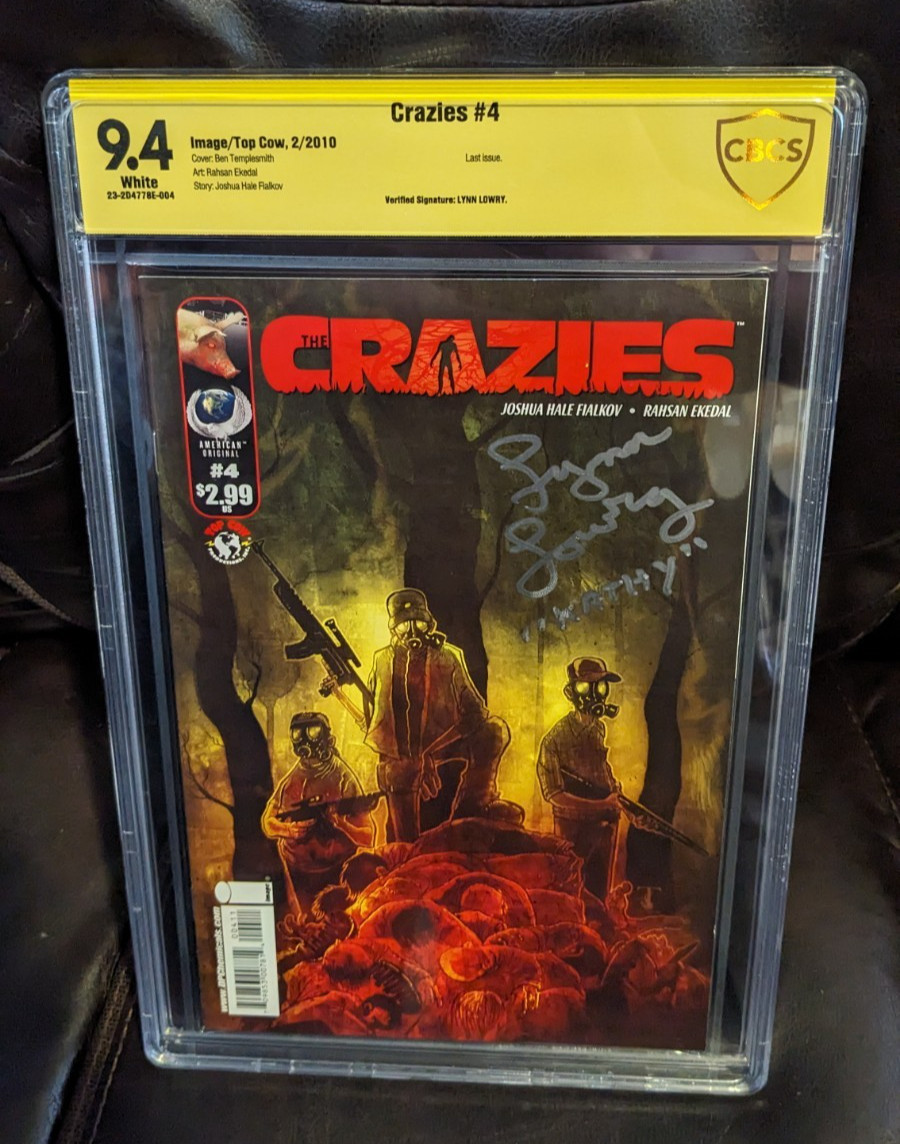 The Crazies #4 (2010) SIGNED Lynn Lowry Image Comics CBCS 9.4 Verified Signature