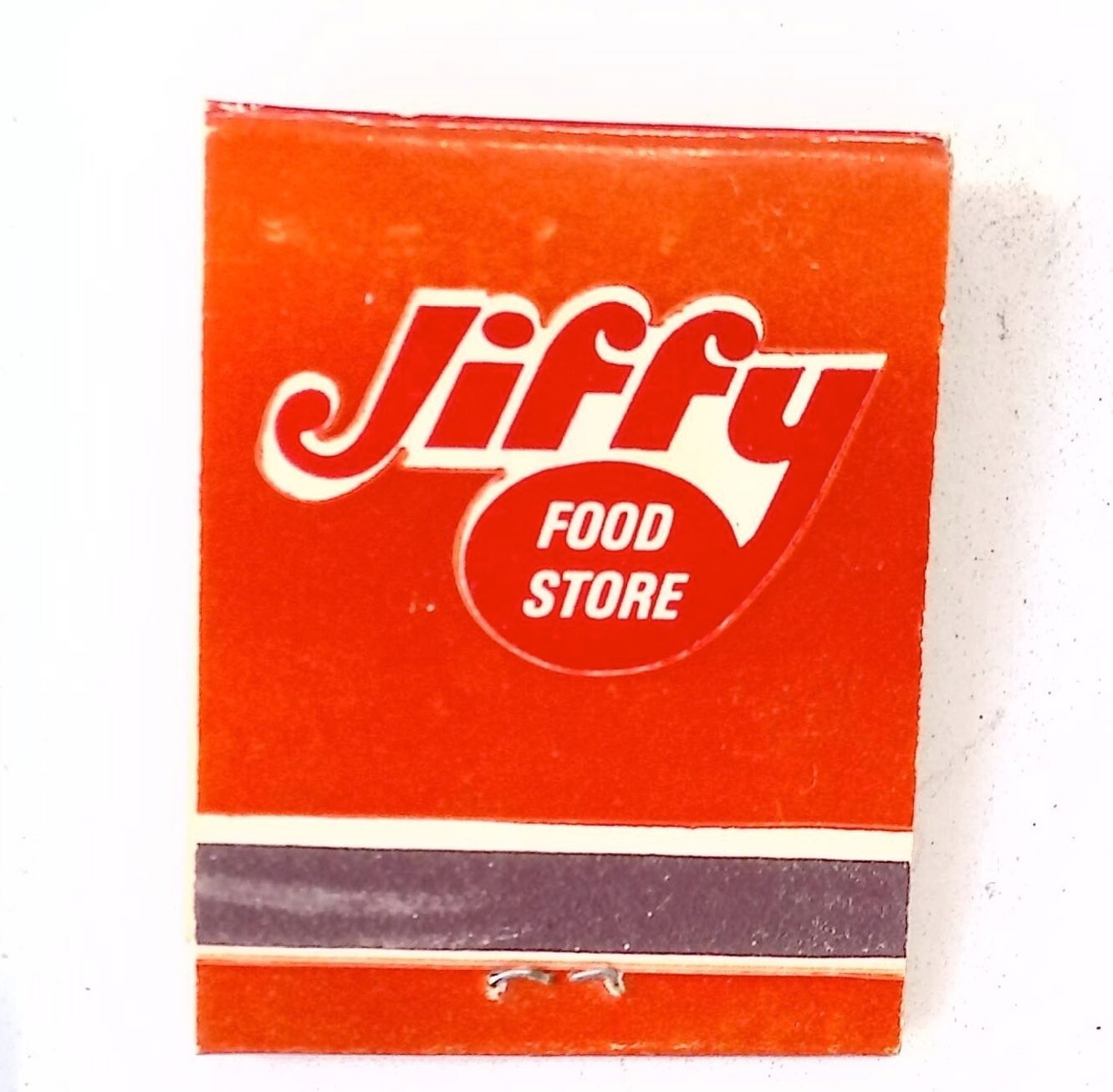 Vintage Jiffy Food Store matchbook advertising collectible - get it in a Jiffy